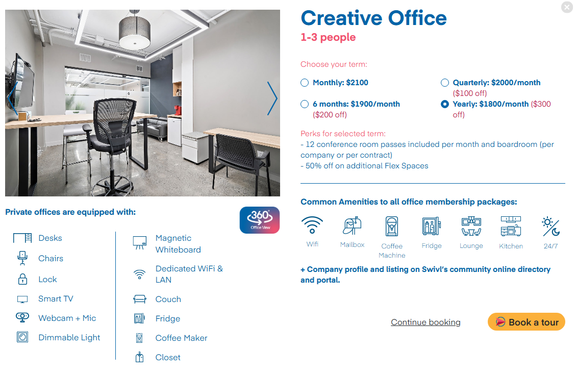 Creative Office at Swivl Queen Mary