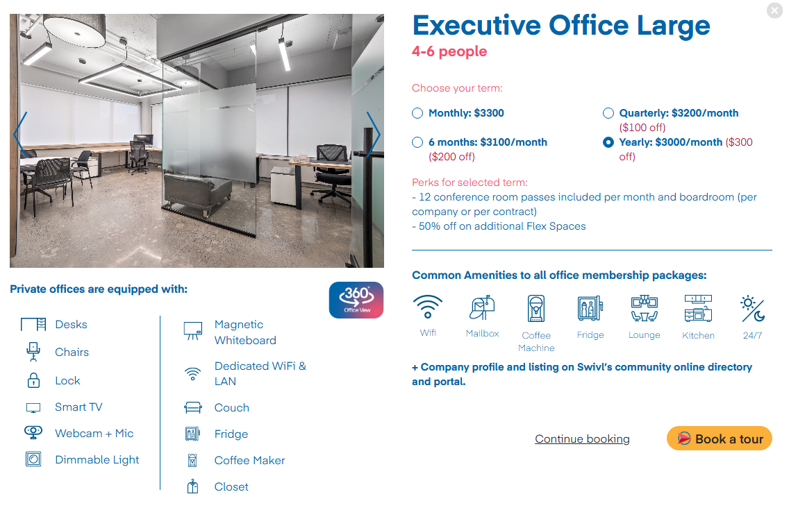 Executive Office Large at Swivl Queen Mary
