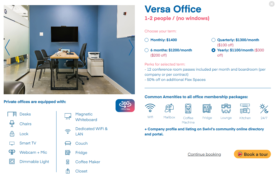 Versa Office — Interior at Swivl Queen Mary